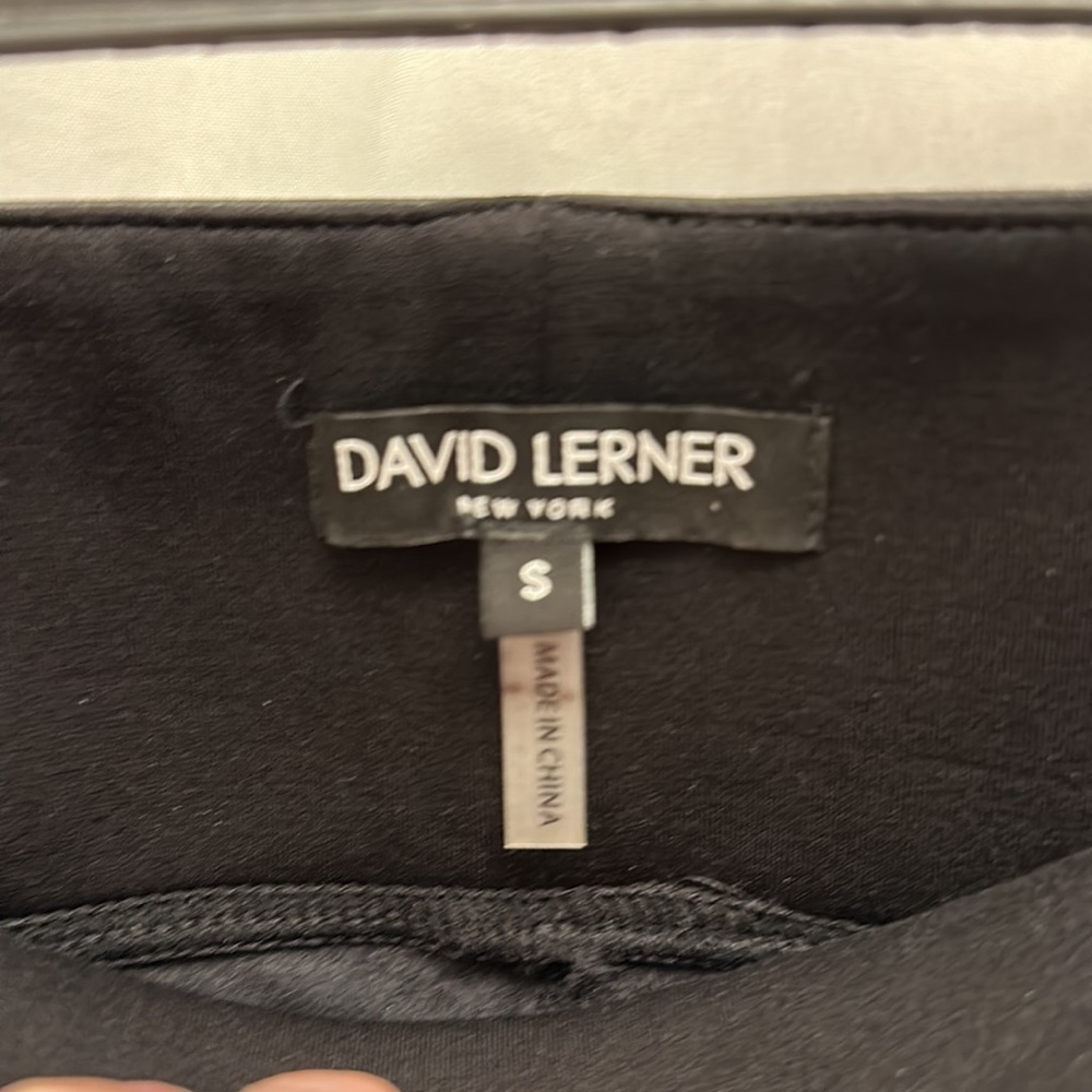David Lerner New York size S faux leather pants high rise - Picture 12 of 13
